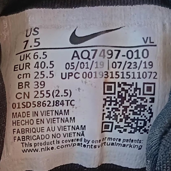 Nike Zoom Winflo 6 Marathon Running Shoes Wo.9 (7.5M) - Picture 7 of 8